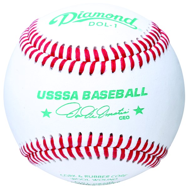 Diamond DOL-1 USSA Official League Leather Baseball